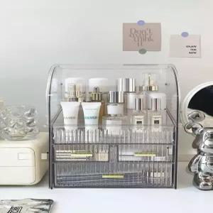 투명 화장품정리함 화장대수납함 메이크업정리대 아크릴