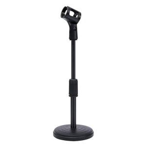 데스크탑 마이크 스탠드, 마이크 클립이 장착된 업그레이드된 조절식 테이블 마이크 스탠드 및 슈어 sm58 베타58 SE V7 및 기타 휴대용 마이크를 위한 5/8인치 남성용 나사 3/8인치 남성용 나사