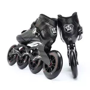 성인 인라인스케이트 선수용 스피드 블랙 롤러 프로 전문가 경량 레이싱