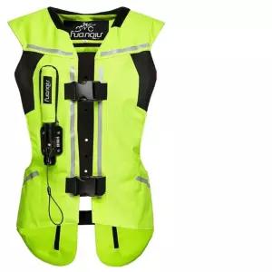 오토바이 에어백 조끼 라이딩 형광 장비 배달 라이더 자동