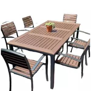 야외 테이블 발코니 식탁 스퀘어 정원 펜션 마당 테라스