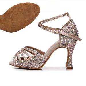 댄스구두 힐 라인 스포츠 스트랩 사교 슈즈 여름용