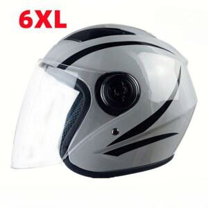 빅사이즈 바이크 헬멧 가벼운 버블 반모 대두 오토바이