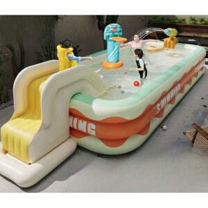 무선 펌프 미끄럼틀 물놀이 베란다 간이 풀장 야외 수영장