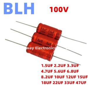 오디오 앰프 커패시터 주파수 분할기 크로스오버 폴리프로필렌 무극성 100V 8.2UF 10UF 33UF  5 개