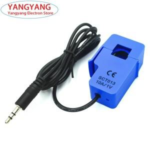 SCT-013-000 센서 5A 10A/1V 20A 30A 60A 100A/50MA 비침습적 AC 개방형 전류 스플릿 코어 변압기 SCT013