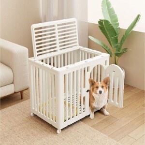 실내 강아지 켄넬 사육장 애견 이동식 프레임 애견샵 케이지