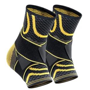 발바닥 근막염 및 발목을 위한 스트랩이 있는 IZWARE 발목 보호대(쌍) 아킬레스건염을 슬리브 남녀용 구리