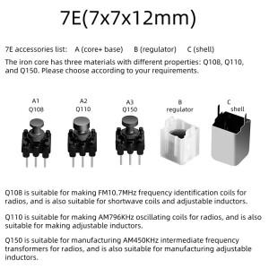10피스 라디오 아마추어 수제 가변 인덕터 중간 주파수 발진기 AM FM RF SW 변압기 매칭 세트