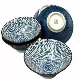 도자기 국수 그릇 세트 5P 냉면기 주방용기 성야 별밤 디자인