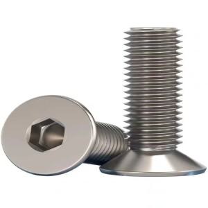 DIN7991 TA2 티타늄 육각 소켓 헤드 플랫 카운터싱크 앨런 볼트 나사 M2-M6