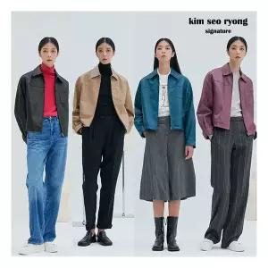 김서룡 시그니처 Dolce 베지터블 지퍼 크롭 자켓 재킷 여 3127592