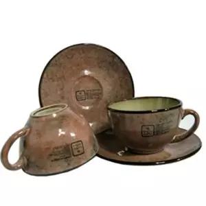 커피 머그컵 핑크색 파스텔 찻잔 2개 세트 음료수잔 디저트 컵