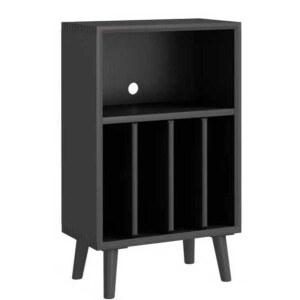 LP보관함 선반 수납장 레코드판 정리함 원목 받침대 우드 인테리어