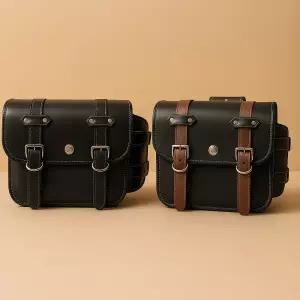 팬더판다 클래식 바이크 오토바이 가방 사이드백 리어백 이탈젯 아퀼라 부캐너 할리 투버튼1개