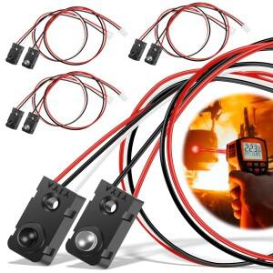 4쌍 DC5V 적외선 빔 센서 감지기 IR 브레이크 방지 LED 카운팅 모듈 거리