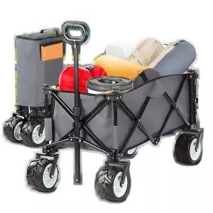 접이식카트 대형수레 캠핑웨건 광폭캐리어 미니캠핑용 접이식끌차