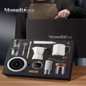 더류현 몽디오 모카포트 세트 선물용 커피메이커 비즈니스 회사 행사용 핸드드립세트