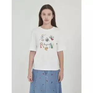 [갤러리아] 올리비아로렌 보니룸 콜라보 티셔츠 VOCAS5M4381