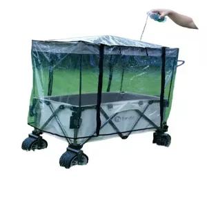 가리개 왜건 햇빛가리개 캠핑 접이식 차양막 캐노피 트롤리