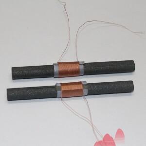 와이어 랩 마그네틱 코어 코일  FM / AM 안테나  중간 파 멀티 스트랜드 로드 용접  10 개