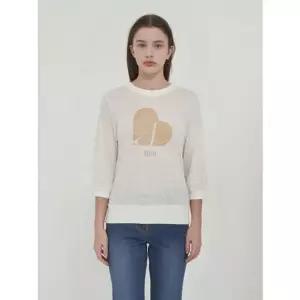 [갤러리아] 올리비아로렌 린넨 맨투맨 티셔츠 VVBAL5M3161