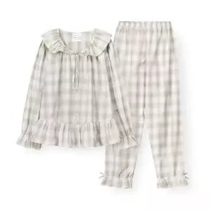 [갤러리아] [오르시떼] 여성 G109 그레이번 긴소매 파자마 세트