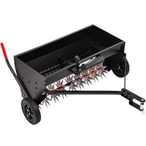 트랙터용 토우 플랜터 스틸 호퍼 드롭 시드 비료 솔트 스프레더 잔디밭 정원용 살포기 퇴비 공기주입기