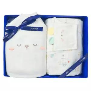 [갤러리아] (압소바출산,태교,아기배냇저고리)올리버오가닉배냇슈트+속싸개세트(A1B-10106SET)