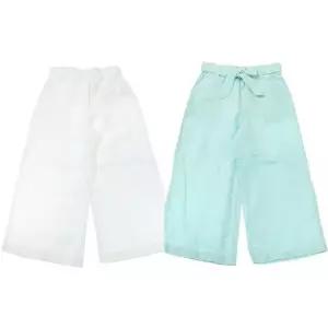 [갤러리아] 베네통키즈G 여아 우븐 와이드 팬츠(2컬러) 43WBCF01W