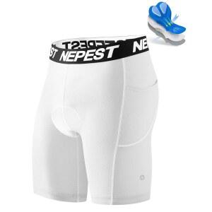 남성용 네페스트 사이클링 로드 반바지 라이너 4D 포켓 바이크 MTB 패딩 속옷 바이커
