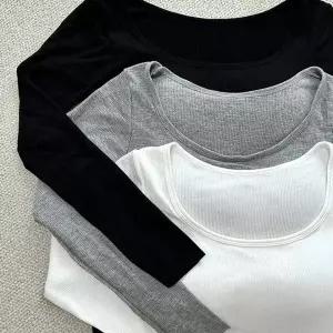 브라탑 U넥 슬림 이너 나시 무지 데일리 속옷 캡내장 티셔츠