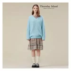 써스데이아일랜드Thursday Island 부클 레글런 롱 풀오버T238MSW231W2305087