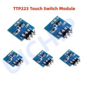 TTP223 터치 스위치 모듈 1채널 조그 디지털 정전식 센서 아두이노호환 DIY 키트용