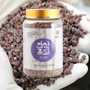 인산죽염 9회 자죽염 고체 알갱이 500g