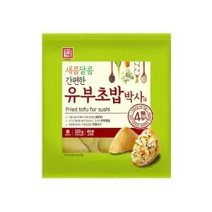 한성기업 한성 새콤달콤 간편한 유부초밥 박사 4인분 320g 도시락 조미유부 유부