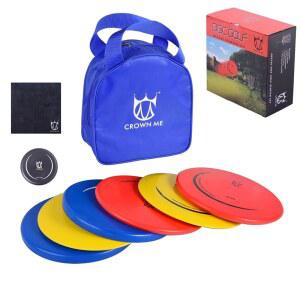 크라운 미 디스크 골프 세트 6개와 스타터 블루백