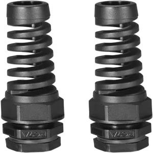 uxcell PG7 케이블 글랜드 방수 IP68 나일론 조인트 조절 가능한 로크너트(변형 기능 포함) 4.5-7.8mm