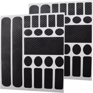 유헤이 2PCS 자전거 체인스테이 프로텍터 접착 보호 필름 커버 데칼 프레임 가드 카본 파이버