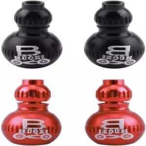 사이퍼 4pcs 쿠커빗 알루미늄 합금 자전거 브레이크 케이블 캡 기어 와이어 끝 팁 로드 바이크 및 산악