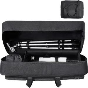 VEVOR 망원경 케이스 30인치 고정 버클이 있는 보관 가방 멀티 포켓 및 탈착식 칸막이 광학 튜브 삼각대용