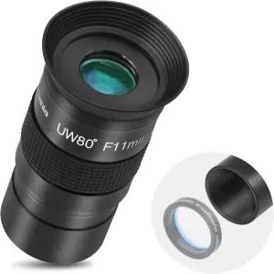 망원경용 아스트로마니아 풀 멀티 코팅 1.25 초광각 80도 접안렌즈 - F11mm
