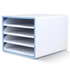 [문구/오피스] 멀티서류함 시스맥스 4단 문서트레이 민트 오픈형 서류 보관함