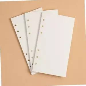 [문구/오피스] 다이어리 리필 속지 포켓용 6공 무지 다이어리용 내지 135매