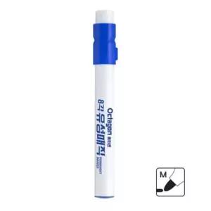 [문구/오피스] 8각 유성매직 12개입 파랑색 문구 용품 굵은 펜세트 일반용 매직마커