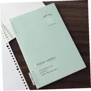 [문구/오피스] 굿럭 유선 노트 줄 그린 색상 리프