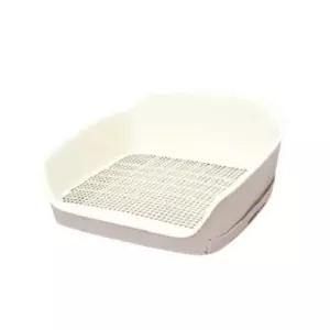 [반려] 강아지 점보 배변판 베이지 대형 1P 애견 위생 화장실