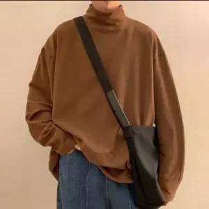 피치기모 하이넥 긴팔 티셔츠 여성 목폴라 터틀넥 이너웨어