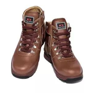안전용품 K2세이프티 K214 가죽 6형 내측지퍼 안전화