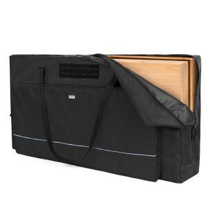 고브로스 콘홀 휴대용 케이스, 규정 사이즈 보드, 전면 모래주머니 포켓이 있는 가방, 양방향 지퍼 및 패딩 숄더 스트랩, 전용 가방